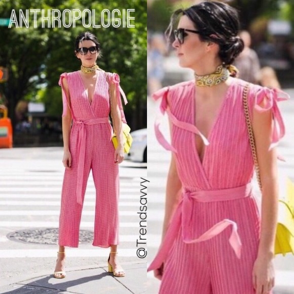 Anthropologie Pants - NWT ANTHROPOLOGIE CAMEO TALIAH JUMPSUIT SUZE L